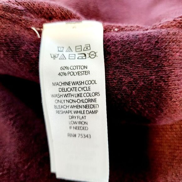 Rachel Zoe open front purple eggplant color cardigan sweater - Picture 6 of 6